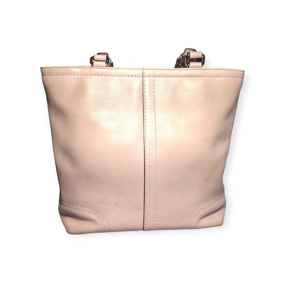 Lavender Purple Leather Shoulder Bag Double Handles Fob Hamilton 2010 🎉 - Picture 6 of 11